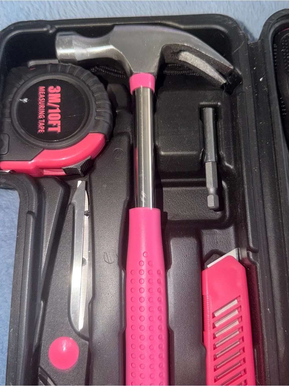 Pink Home Tool Kit - Compact Household Repair Set